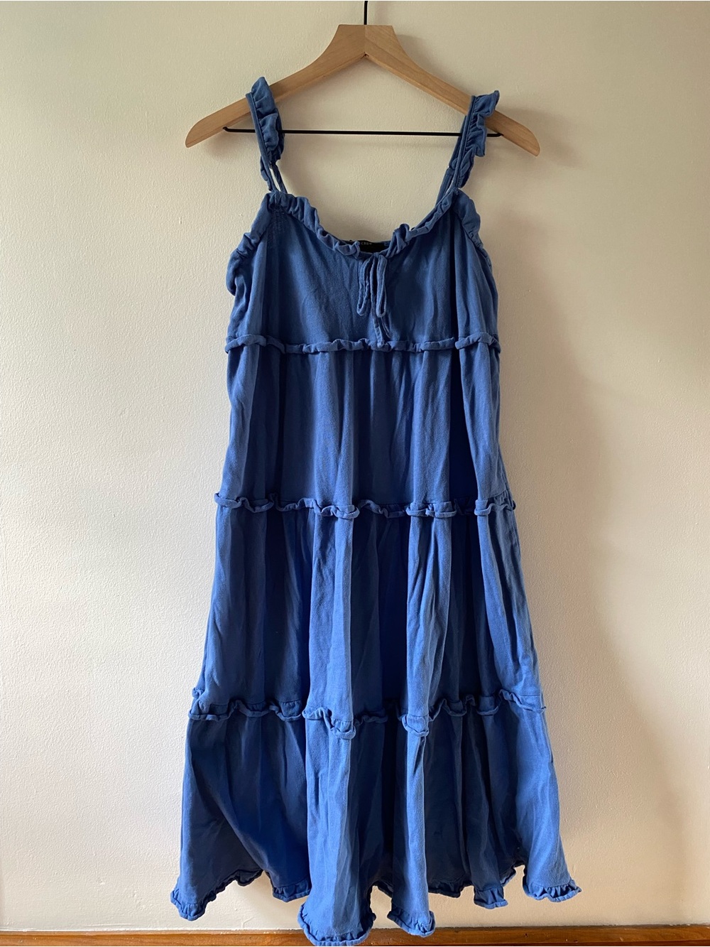 J. Crew Blue Midi Dress